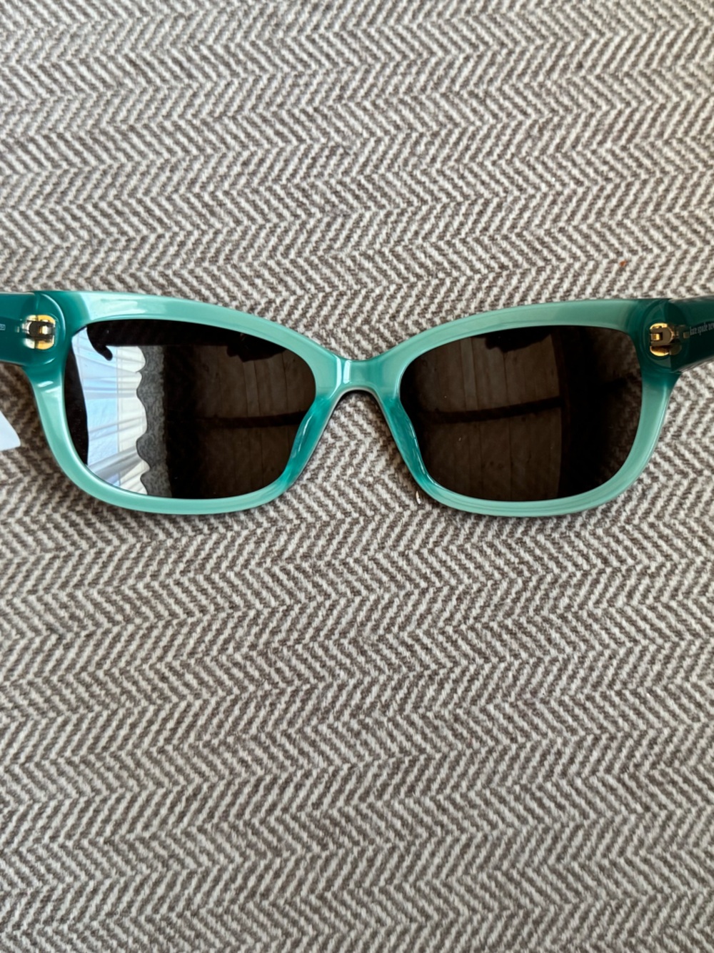 Kate Spade Johanna Polarized Rectangle Cat-Eye Sunglasses & Case- NWTs! - Picture 5 of 16